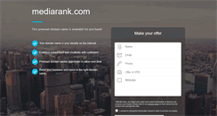Desktop Screenshot of mediarank.com